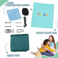Sensory Swing for Kids with 360° Swivel Hanger, Indoor Therapy Swing Great fo…