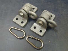 Swingset swing hanger,swing hardware,play set,playground, ductile iron,4H,PAIR