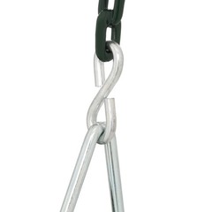 04-0008-G/G Full Bucket Toddler Swing, Bucket, Green 60″ Plastic Coated Chain…