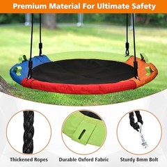 Tree Swing, Saucer Swing, 48 inch 900lbs Weight Capacity, with 48 Inch