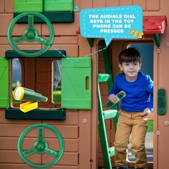 Playground Accessories Swingset Steering Wheel Plastic Telescope Telephone Sw…