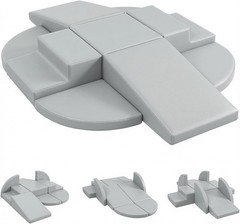 Indoor Climbing Gym 9pc Foam Blocks Toddler Development