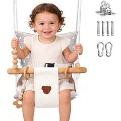 Talecogear Baby Swing – Outdoor & Indoor, Cozy Toddler Swing for Backyard, Ha…