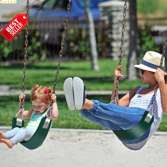 Swing Seat 30in Metal Triangle Ring Heavy Duty 300lb Outdoor Green – US