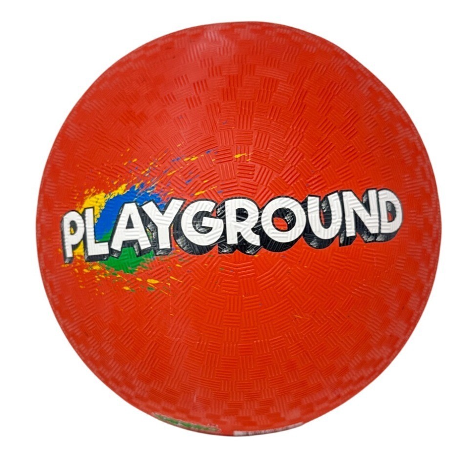 Red Playground Rubber Kickball 8.5″ Diameter