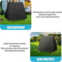 Outdoor Swing Cover,Waterproof Porch Swing Cover,Patio A-Frame Swing Protecto…