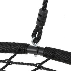 40″ Kids Spider Web Tree Net Swing Set Playground Indoor Patio Detachable EZ Set