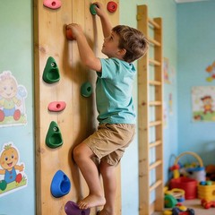 32 PCS Rock Climbing Wall for Kids,Rock Wall Climbing Holds,Adults Climbing W…