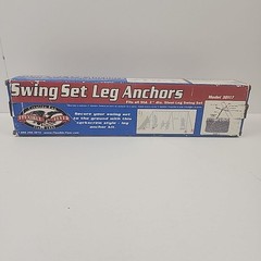 NEW Flexible Flyer Swing Set Leg Anchors Model 30117 Fits Any Steel Swing Set