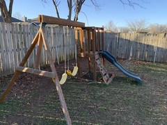 KidKraft Ainsley Wooden Outdoor Swing Set
