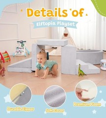 Foam Climbing Blocks with Ball Pit & Stairs for Toddlers Aged 1-3 -Soft Plays…
