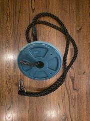 Vintage Little Tikes USA Round Disc Kids Tree Rope Disk Swing 4319-00