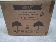 DripexHanging Obstacle 2×50Ft Ninja Slackline Kit HW-001 NIB