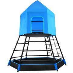Outdoor Dome Climber Playground Climbing Tent Sandbox Kids Playset Max 200lbs
