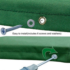 Swing Canopy Replacement 43″X90″ – Playground Swing Set Tarp, Waterproof Snowpro