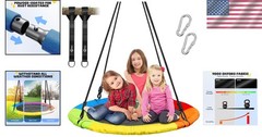 Outdoor Swing for Kids & Adults – Waterproof Fabric