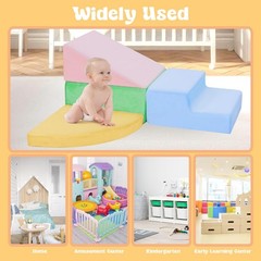 Climbing Toys for 1 Year Old, Foam Baby Climbing Blocks for Toddlers, 4-Piece…