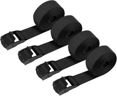 4 Pack Tie Down Strap,5ft x 1″ Lashing Straps with Adjustable Buckle Heavy Du…