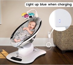10 ft Power Cord for 4moms mamaRoo 4, 12V 3A Charger for RockaRoo Baby Swing, AC