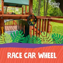 Signature Playset Yellow and Green Racing Wheel Made from Heavy Duty, Long-La…