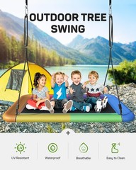 Rainbow Swing 60×32 Heavy Duty Platform Swing 700lbs Load Capacity Kids Adults