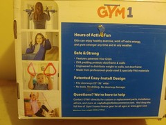 Indoor Doorway Gym for Kids & Adults – 4-Piece, Blue – Swing Set with Sensory…