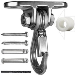 Heavy Duty Swing Hanger Stainless Steel 180° Smooth Operation Screws Bolts, P…