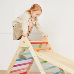 Tiny Land 7-in-1 Foldable Pikler Triangle Climbing Toys DAMAGED PACKAGING