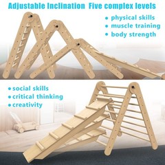 Baoniu Triangle Climbing Toys, Stable Climbing Toys for Toddlers with Climbing a