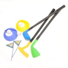 KidPlay Products Kids Toddler Outdoor Golf Club Pretend Play Set – Blue