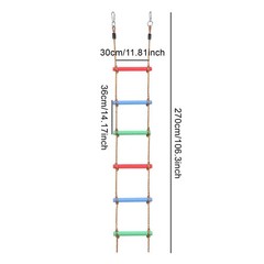 Climbing Rope Ladder Fitness Toy Balance Playground Exercise Equipment House