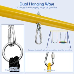 Heavy-Duty Metal Swing 660 LBS Frame Extra Large Swing Stand for Kids and Adults