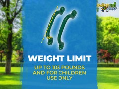 SWING SET STUFF 10″ PLAYGROUND HANDLES GREEN (PAIR) tree house backyard kid 0010