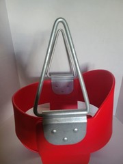 Red Toddler Swing Seat High Back Full Bucket Baby Swing Seat Support 150 lbs