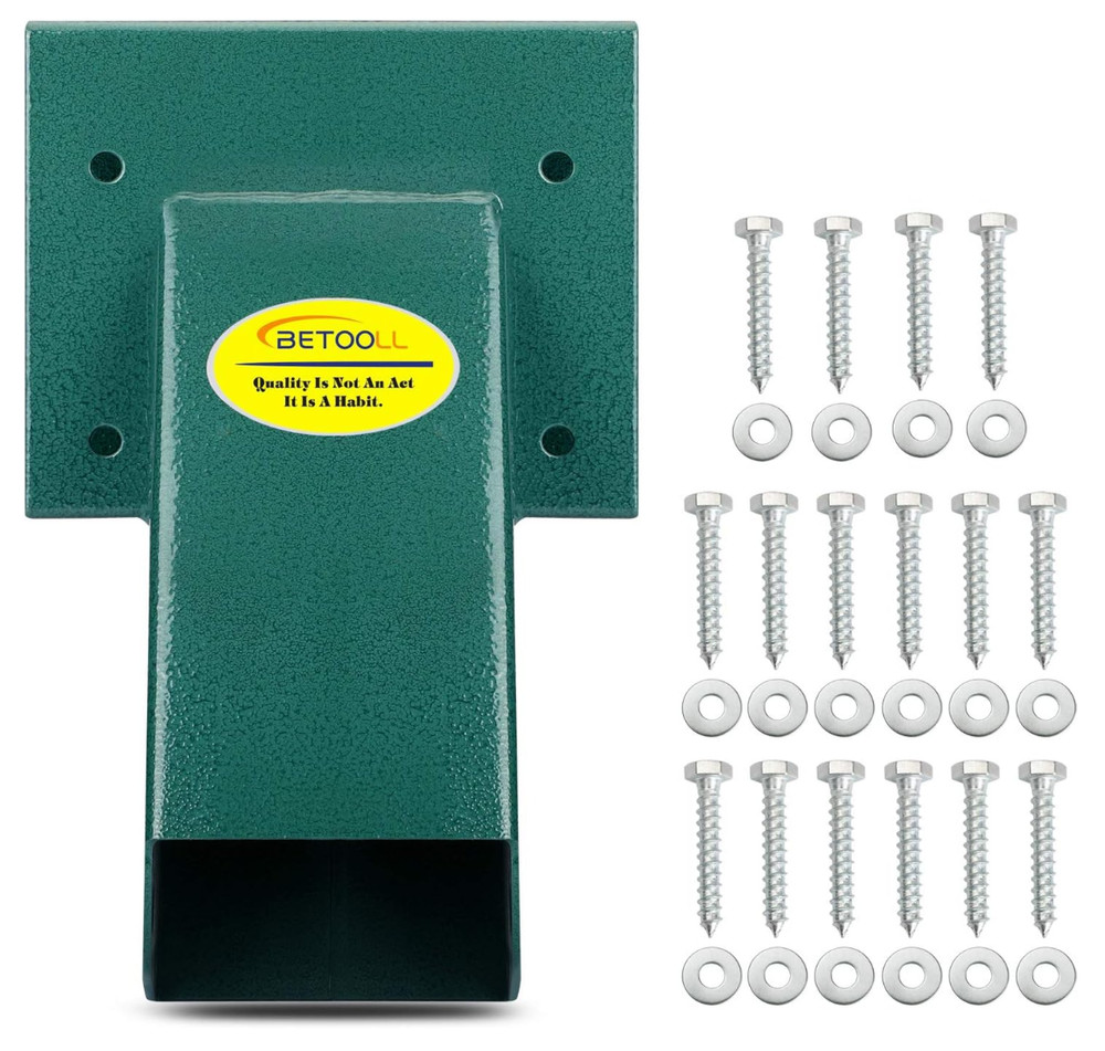 BETOOLL DIY Swing Set Bracket with All Mounting Hardware Middle Green