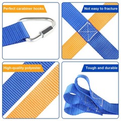 Climbing Net for Kids Outdoor, Portable Ninja Cargo Net Rope Ladder Monkey Ba…