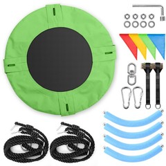 24″ Kids Tree Swing – Outdoor Small Saucer Swings with 900D Oxford Fabric, Ba…