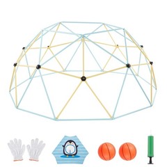 Climbing Dome 10FT Geometric Dome Climber 1000LBS Loading Kids Jungle Gym