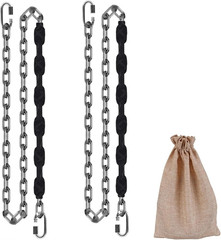 2 Stainless Steel Chains (84″) Swing Chains, Heavy Duty Swing Hardware,4 Quick C