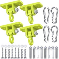 Heavy Duty Swing Hangers – 5000 lbs Capacity, Swing Set Brackets Silent Rotat…
