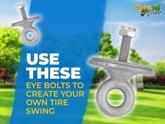SWING SET STUFF TIRE EYE BOLTS seat playground fun child accessory hardware 0065