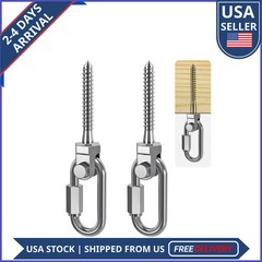 6 Pack M10 Heavy Duty Swing Hangers Stainless Steel 1800lb Capacity for Hammocks