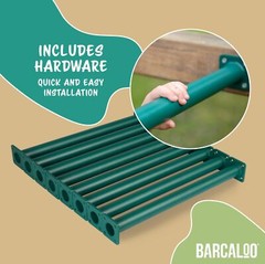 Barcaloo Playground Equipment Monkey Bars Playset Attachment, Monkey Bar Rods…