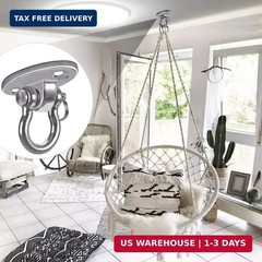 2Pack Heavy Duty Swing Hanger 180° Ceiling Swing Mount 1000 LBS Capacity Heavy B