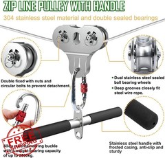 Fologtoo 100FT Zip Line Kit Adults