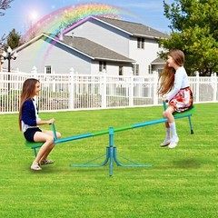 Seesaw Sit and Spin Teeter Totter 360 Swivel Kids Outside Toys Set Rotating NEW