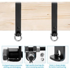 Heavy Duty Swing Hangers, Wooden 180° Swing Set Accessories Hammock Capacity