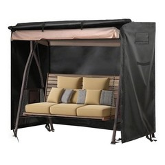 Outdoor Swing Covers 3 Seater Waterproof Patio Hammock Garden Porch Swing Cov…