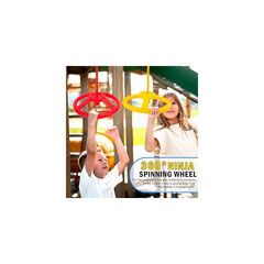 Ninja Warrior Obstacle Course Attachments 2 Monkey Bars 2 Warrior Wheels 7 Rings