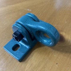 Wood Beam Swing Hanger Galvanized Ductile Iron Green Heavy Duty 5000lbs No Screw